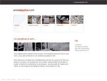 Tablet Screenshot of annedejaifve.com